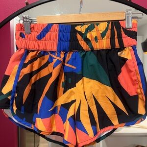 DSG Athletic Shorts Black and Orange Lightweight Design